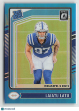 Laiatu Latu 2024 Panini Donruss Optic Football Aqua #267 240/299