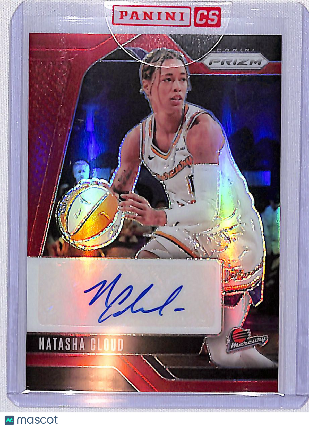 Natasha Cloud 2024 Panini Prizm WNBA Signatures Red #SG-NC 75/99