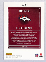Bo Nix 2024 Panini Donruss Optic Uptowns #3