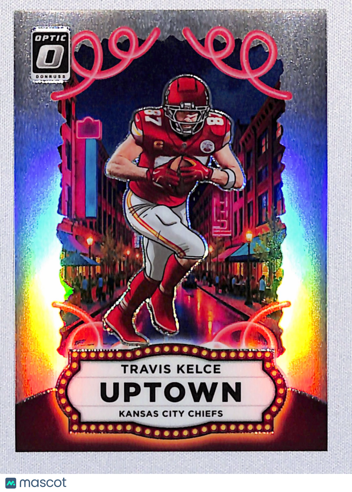 Travis Kelce 2025 Donruss Optic Football Uptown Prizm #22