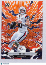 Bo Nix 2025 Topps Resurgence Orange #28 24/25