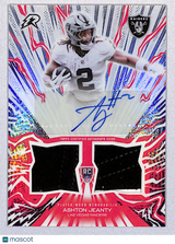 Ashton Jeanty 2025 Topps Resurgence Amped Up Rookie Relic Autographs #AU-AJ
