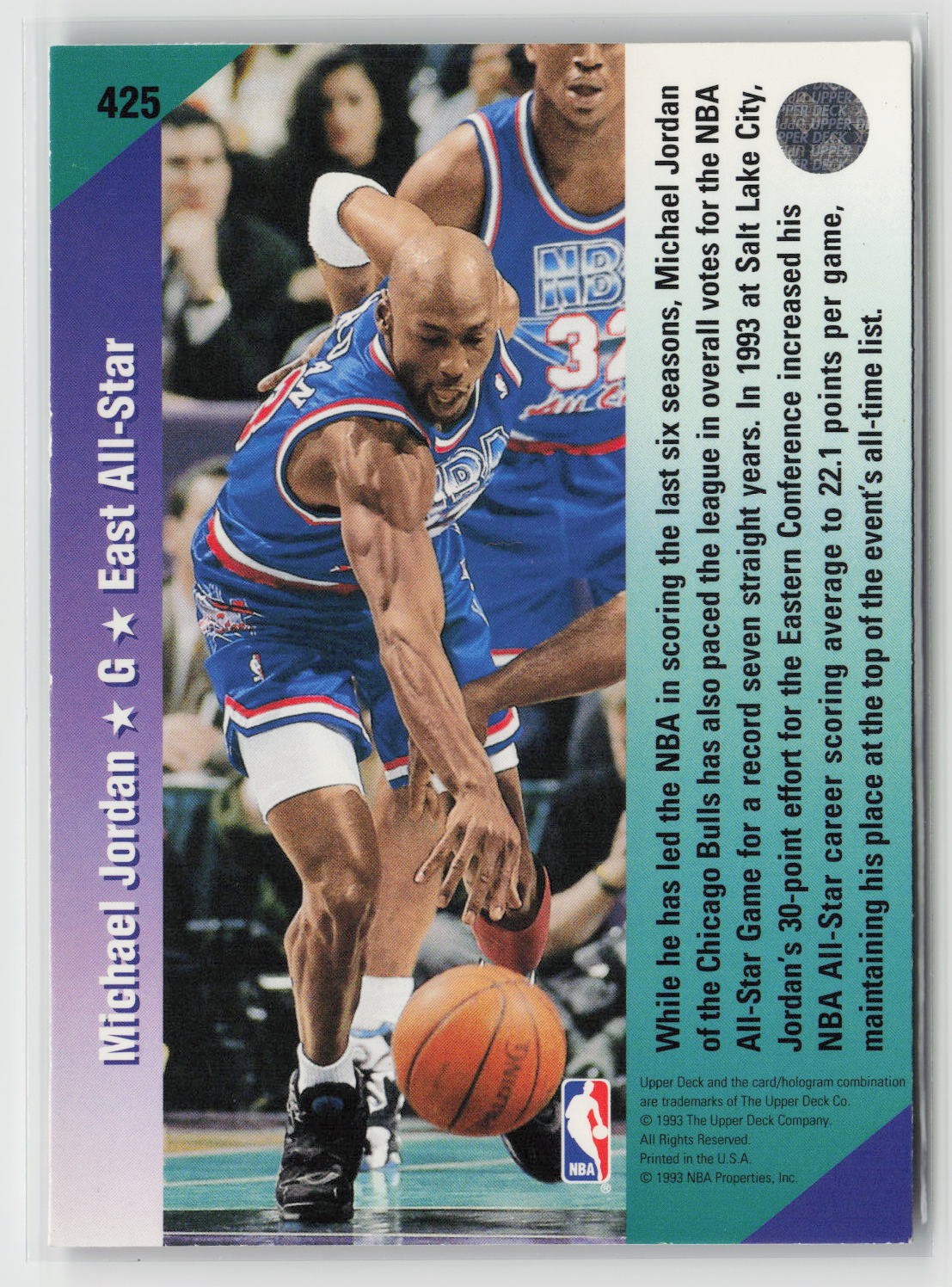 Michael Jordan 1993 Upper Deck #425