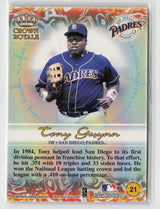 Tony Gwynn 1999 Pacific Crown Royale Pivotal Players #21