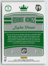 Jaylen Brown 2017 Panini Donruss Optic Rookie Kings #3