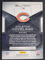 Colston Loveland 2025 Panini Black Football Royal Autographs #116 3/99