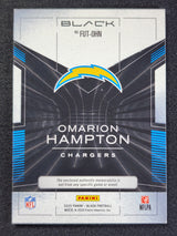 Omarion Hampton 2025 Panini Black Futuristic #FUT-OHN 099/199