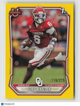 Tory Blaylock 2026 Topps Bowman U Yellow #BPP-119 116/275