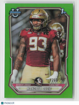 Mandrell Desir 2026 Bowman Chrome University Football Neon Green #BCP-46 263/399