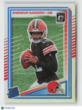 Shedeur Sanders 2025 Panini Donruss Optic Football Holo #203