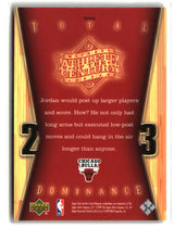 Michael Jordan 1999 Upper Deck Athlete of the Century Total Dominance #TD15