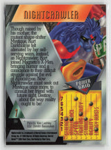 Nightcrawler 1995 Fleer Marvel Metal #7