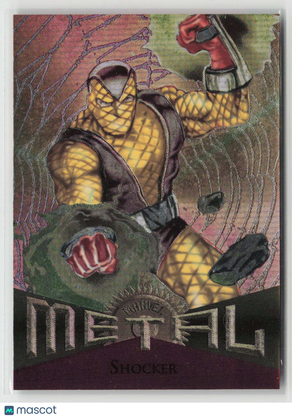 Shocker 1995 Fleer Marvel Metal #77
