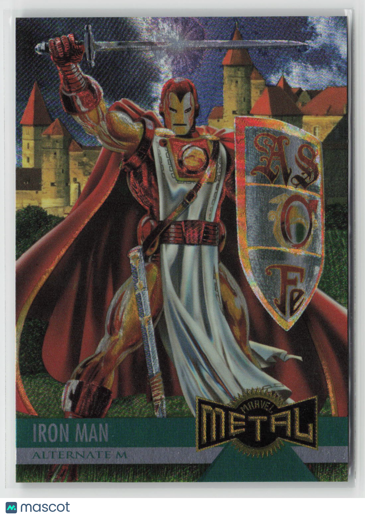 Iron Man 1995 Fleer Marvel Metal #130