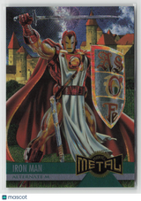 Iron Man 1995 Fleer Marvel Metal #130