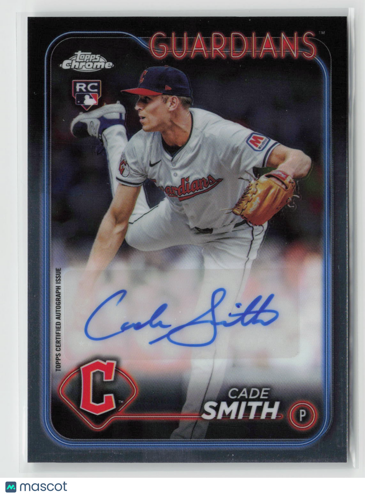 Cade Smith 2024 Topps Chrome Autograph #AC-CS