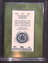 Load image into Gallery viewer, Clayton Kershaw 2024 Allen and Ginter Mini Framed Relic #MFR-CK
