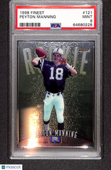 Peyton Manning 1998 Finest #121 PSA 9