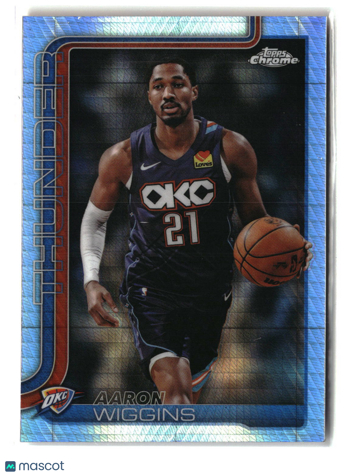 Aaron Wiggins 2025-26 Topps Chrome Update Prism Refractor #132