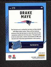 Load image into Gallery viewer, Drake Maye 2024 Donruss Optic Rated Rookies Preview Red and Green #379
