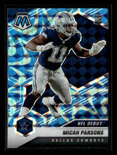 Load image into Gallery viewer, Micah Parsons 2021 Panini Mosaic Blue Reactive #257
