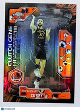 Stephen Curry 2025-26 Topps Chrome Update Clutch Gene Orange Refractor /25 #CG-1