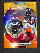 Load image into Gallery viewer, AJ Brown 2024 Panini Contenders Optic Dreams Gold /10 #D-ABN
