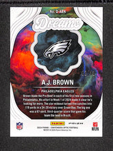 Load image into Gallery viewer, AJ Brown 2024 Panini Contenders Optic Dreams Gold /10 #D-ABN
