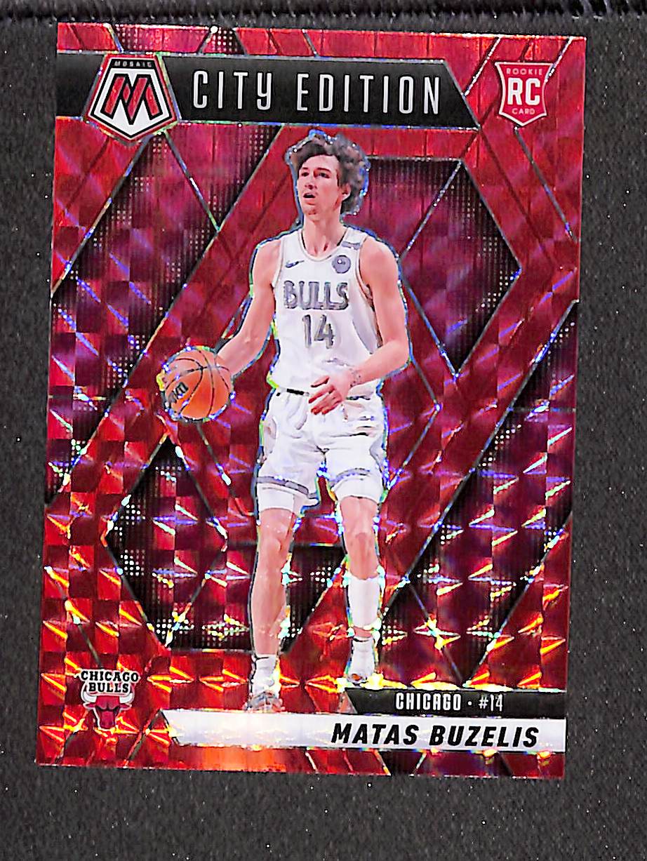 Matas Buzelis 2024-25 Panini Mosaic Red Mosaic #273
