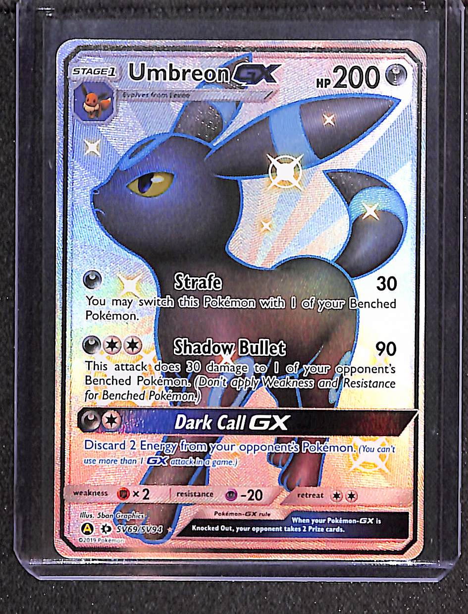 Umbreon GX Hidden Fates: Shiny Vault #SV69/SV94