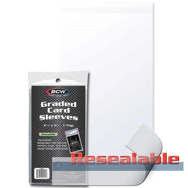 BCW: Resealable Graded Card Sleeves