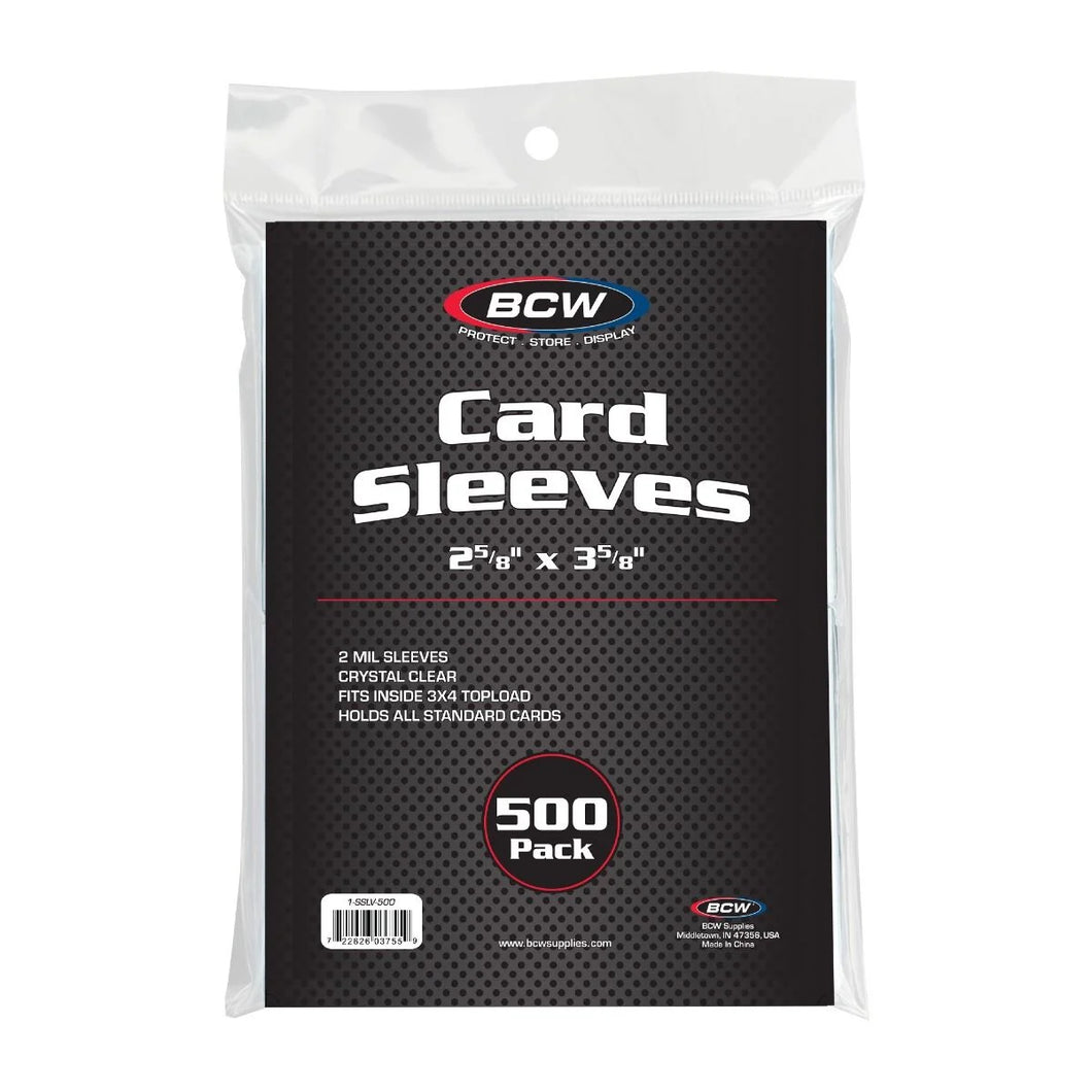 BCW: Standard Card Sleeves - 500 Pack