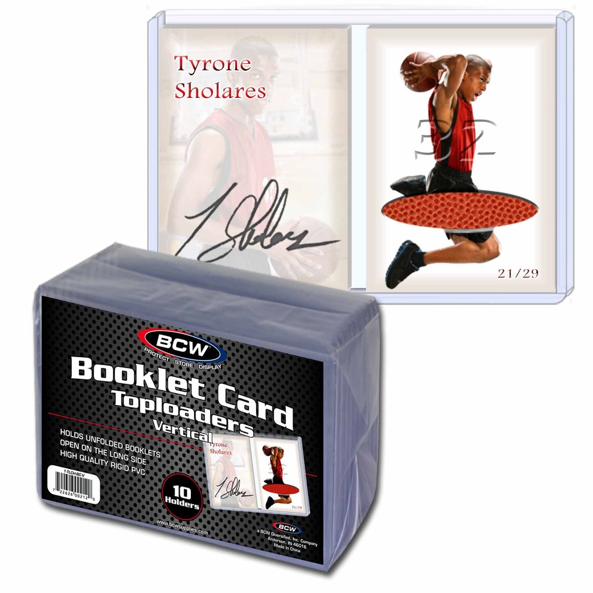 BCW: Booklet Card (Vertical) Topload Holder