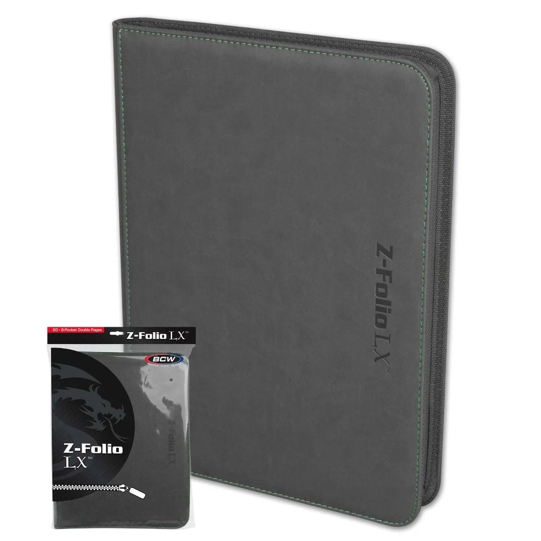 Z-Folio 9-Pocket LX Album - Gray