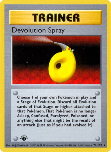 Image for Devolution Spray (072/102) [Base Set (Shadowless)]