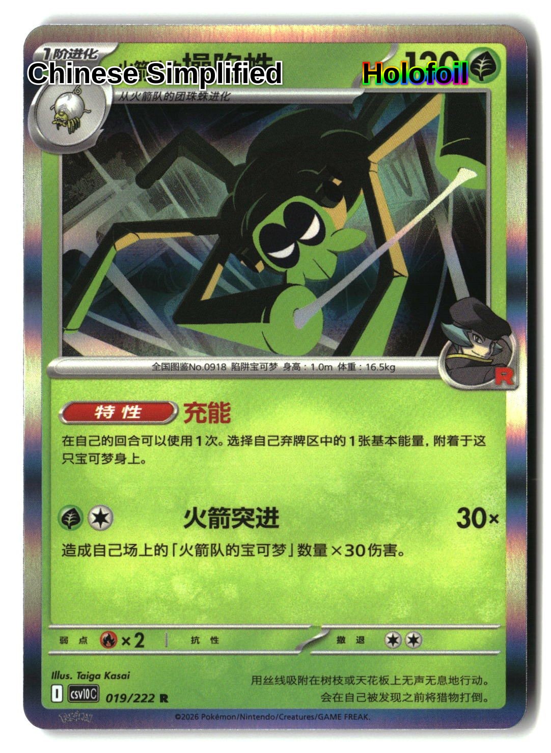 Team Rocket's Spidops - 19