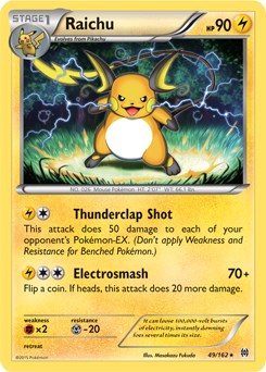 Raichu - 49/162 (XY BREAKthrough) (Cracked Ice Holo) [PR - 049/162]