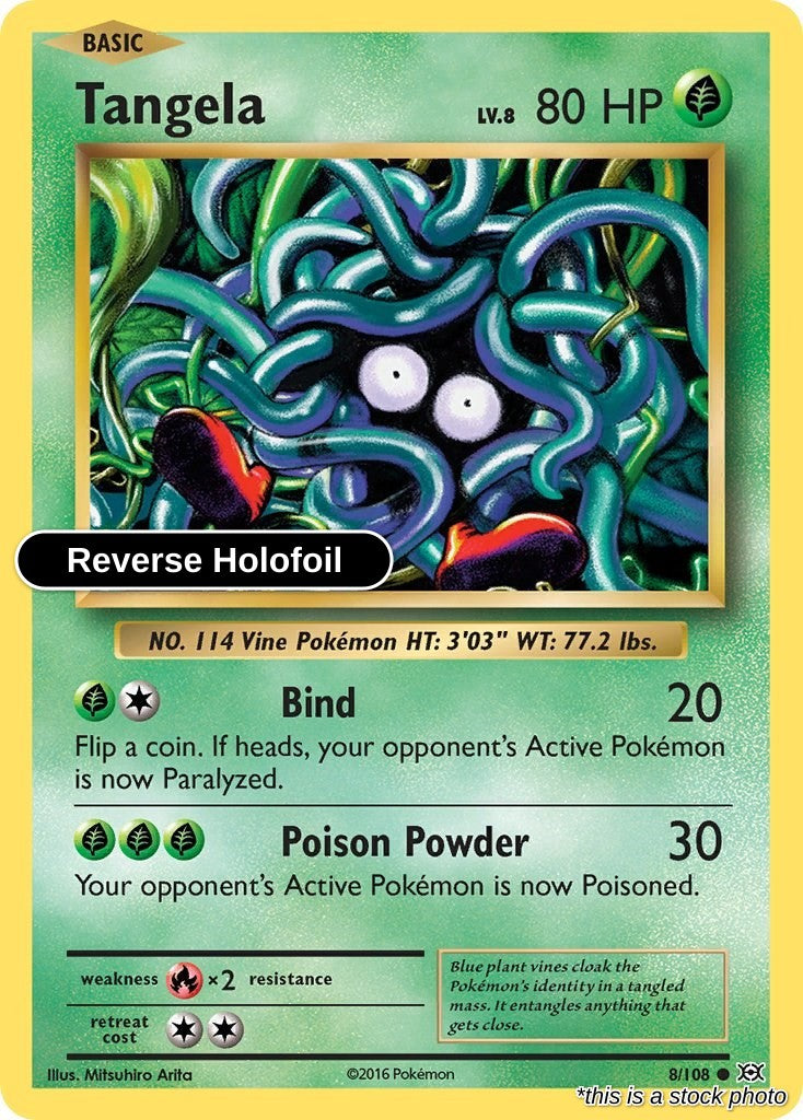 Tangela - 8/108 - [EVO - XY - Evolutions] - Reverse Holofoil