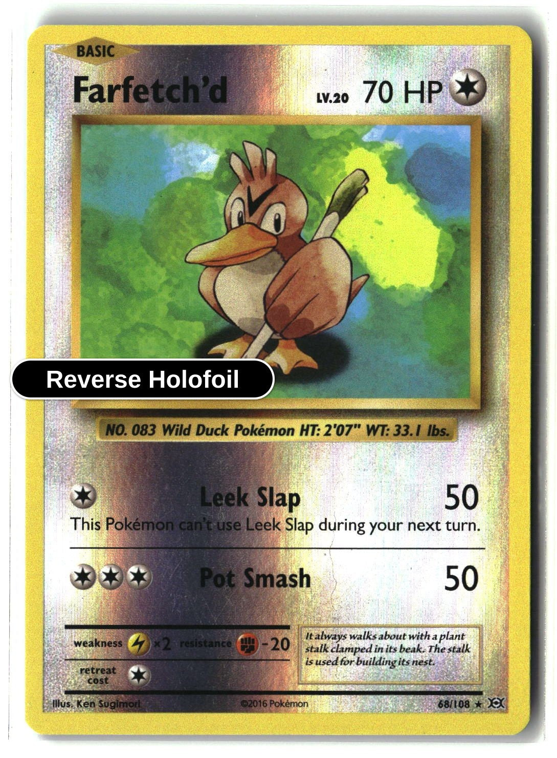 Farfetch'd - 68/108 - [EVO - XY - Evolutions] - Reverse Holofoil