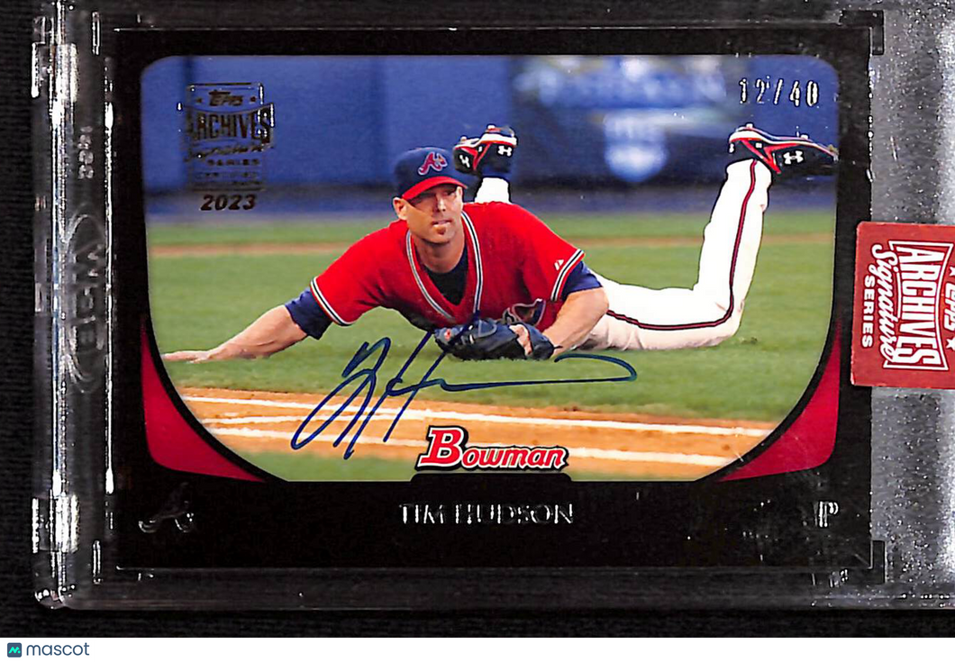 Tim Hudson 2023 Topps Archives Signature Series Autograph #72 /40