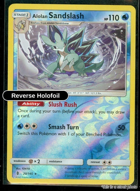 Alolan Sandslash - 20/145 - [SM02 - SM - Guardians Rising] - Reverse Holofoil