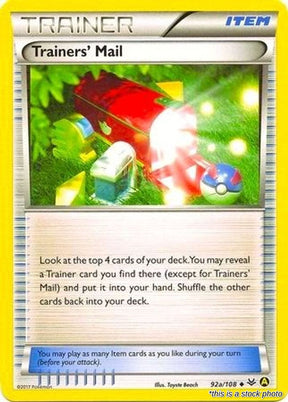 Trainers' Mail - 92a/108 (Non-Holo)