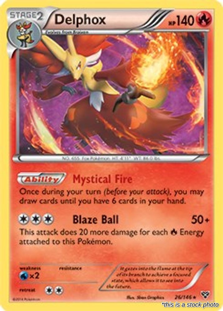 Delphox - 26/146 (XY Base Set)