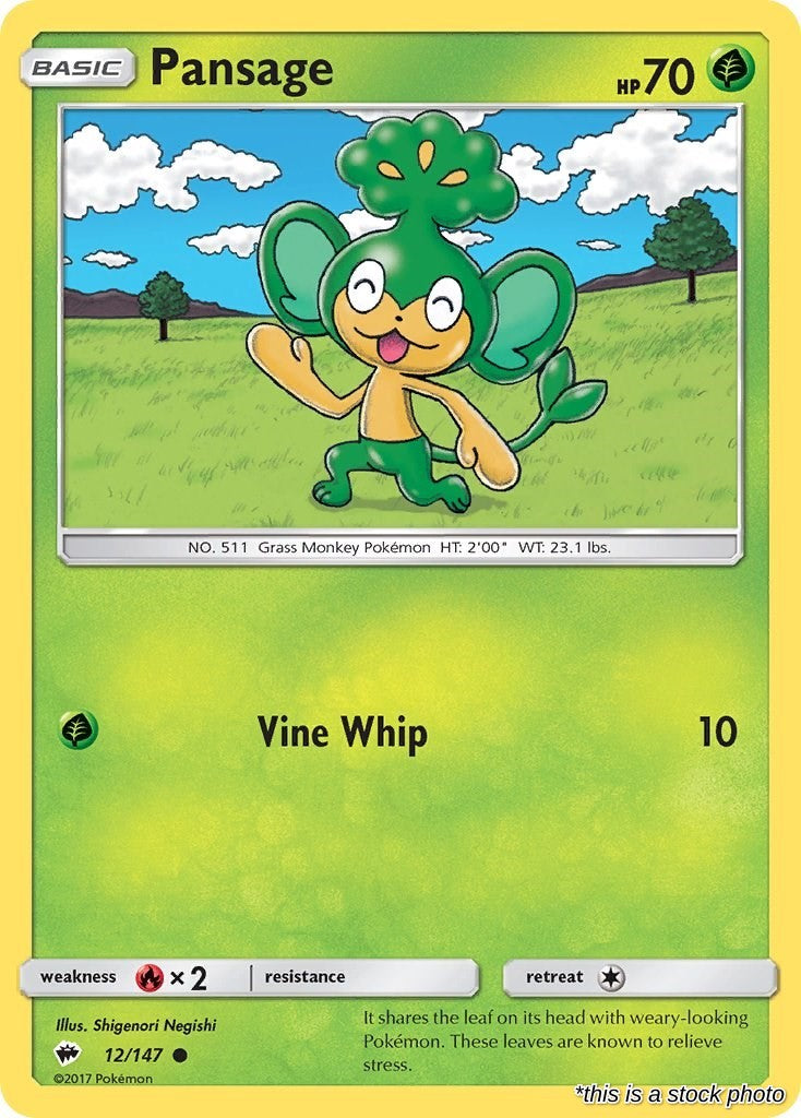 Pansage - 12/147 - [SM03 - SM - Burning Shadows]