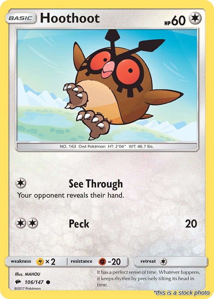 Hoothoot - 106/147 - [SM03 - SM - Burning Shadows]