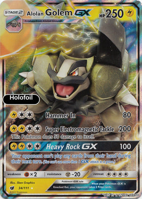 Alolan Golem GX