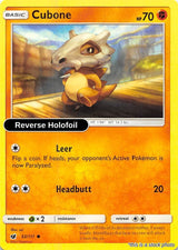 Cubone - 52/111 - [SM04 - SM - Crimson Invasion] - Reverse Holofoil