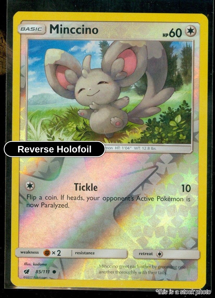 Minccino - 85/111 - [SM04 - SM - Crimson Invasion] - Reverse Holofoil