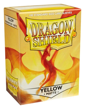Dragon Shield Matte Sleeves - Yellow (100-Pack)