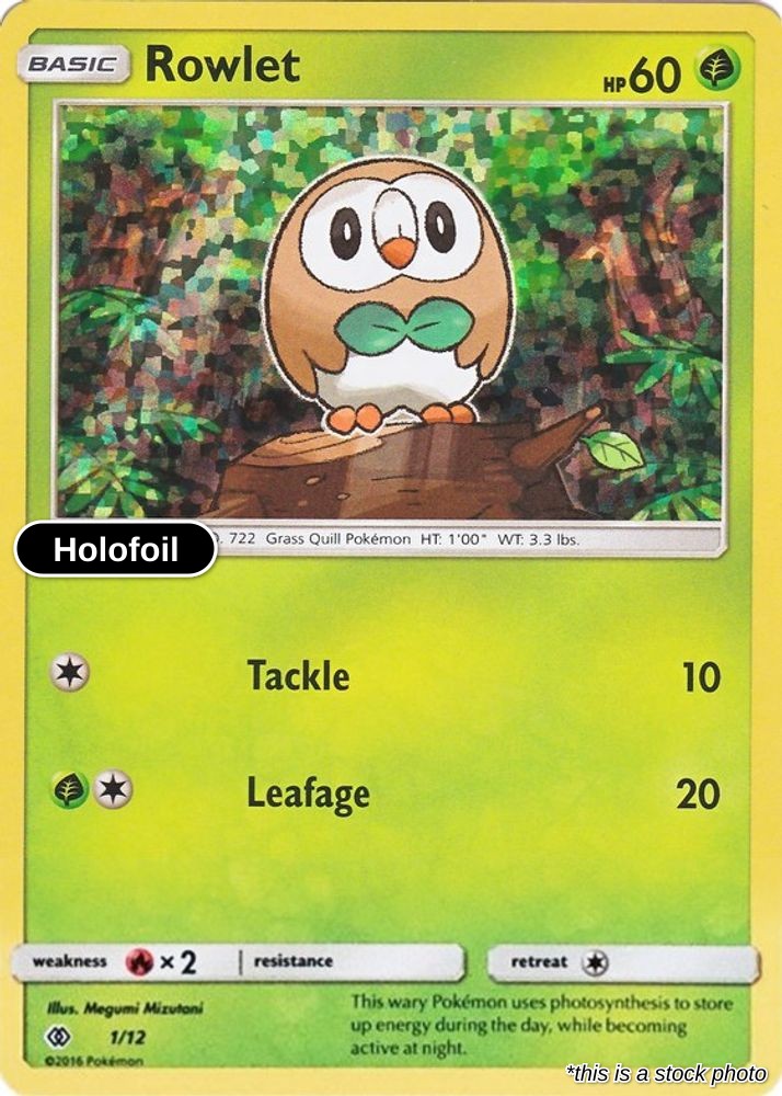 Rowlet - 1/12